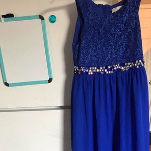 Blue elegant dress